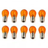 (Pachet De 10) Bec Py21W A,Py21W Orange 21W 12V /Be Type Bau15S/ /Sprzedajemy Tylko Po 10Szt./,Ez-Py