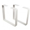 Set 2 picioare pentru banci sau masute, Vivatechnix KRO-1172, dimensiune 40x35x5 cm, Alb