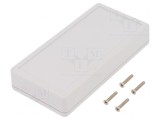 Carcasă universală ABS gri IP54 65x130x25mm