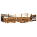 vidaXL Set de canapele de exterior 7 pcs natural 3383592