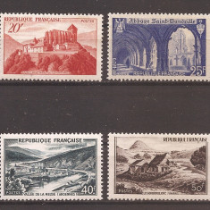 Franta 1949 - Monumente istorice, MNH (vezi descrierea)