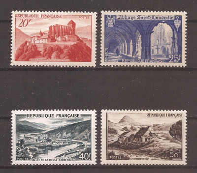 Franta 1949 - Monumente istorice, MNH (vezi descrierea) foto