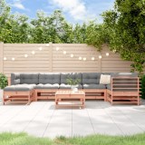 Cumpara ieftin Set mobilier de grădină cu perne, 8 piese, lemn masiv douglas