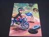 Carte Poștală Franța &ndash;Motocicletă Ilustrație Vintage, Circulata, Franta, Printata