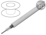 Cablu coaxial RG187A/U litat CCS PFA alb 2,54mm LAPP
