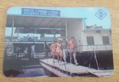 C9 9 - 1971 - Calendar de buzunar - reclama BTT - Delta Dunarii foto