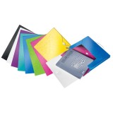 Mapa plastic cu burduf și elastic LEITZ WOW A4 30mm