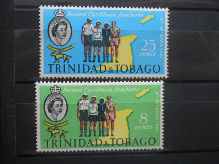 CV1 SERIE COLONII BRITANICE TRINIDAD TOBAGO