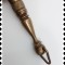 Maner din bronz cu anou triunghiular_vintage