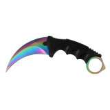 Cumpara ieftin Cutit karambit DEPOX&reg;, Rainbow Blade, 25 cm
