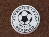 Insigna Meci fotbal JUVENTUS TORINO - AJAX AMSTERDAM (Finala CCE - Belgrad 30.05.1973)