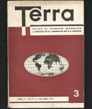 TERRA - REVISTĂ GEOGRAFIE - ȘTIINȚELE NATURII / GEOGRAFICE - AN V, NR. 3 / 1973
