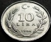 Moneda 10 LIRE - TURCIA, anul 1984 *cod 530 B, Europa, Aluminiu