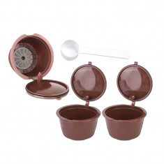 Set 3 capsule reutilizabile Dolce Gusto, lingura de masurare inclusa