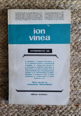 ION VINEA INTERPRETAT DE foto