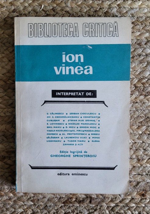 ION VINEA INTERPRETAT DE