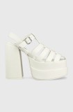 Steve Madden sandale de piele Carlita culoarea alb, SM11002385