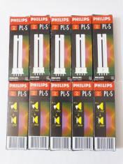 Bec Philips Master PL-S 7W 84 4 pins 2G7 - nou foto