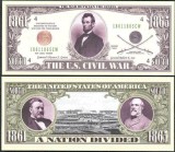 !!! SUA = FANTASY NOTE (TJ6) = RAZBOIUL CIVIL DIN SUA - 2002 - UNC
