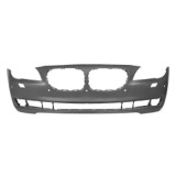 Bara fata Bmw Seria 7 (F01/F02), 10.2008-2016, parte montare, cu gauri senzori parcare, cu gaura camera, 202507-2, Aftermarket