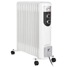 Radiator pe ulei Teesa, 13 elementi, 2500 W, termostat reglabil, control automat al temperaturii