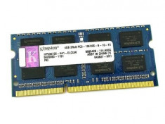 Memorie ram sodimm Kingston 4Gb DDR3 1333Mhz PC3-10600S,1.5V - hp536726-h41 foto