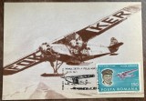 C12 - maxima Romania - tematica aviatie 45 - primul zbor la Polul Nord - 9 mai 1926 - Bucuresti - 29 august 1981 - prima zi a emisiunii sau expozitii