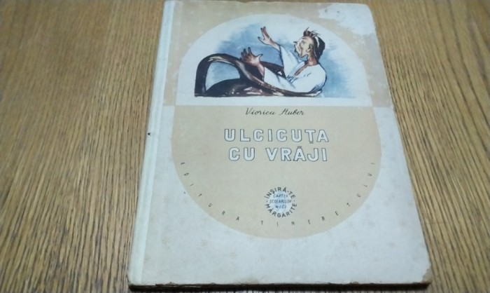 ULCICUTA CU VRAJI - Viorica Huber - Ilustratii Autor - Editura Tineretului, 1957, 73 p.; coperta cartonata