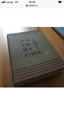 PATERICUL 1930 Tiparul Tipografiei Cozia a Sfintei Episcopii Ramnicul Valcii foto