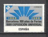 Spania.1988 100 ani EXPO Barcelona SS.262