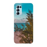 Husa compatibila cu Oppo Find X3 Lite model Green sea, Silicon, TPU, Viceversa, Transparent, Carcasa