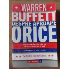 Despre aproape orice- Warren Buffett