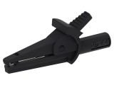 Bornă crocodil 10A neagră 600V pentru cabluri max. 9mm