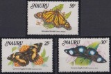 Nauru 1984 - Fluturi, serie neuzata