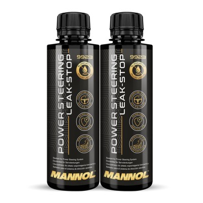Pachet 2 x Aditiv MANNOL Power Steering Leak-Stop 250 ml - Opreste Scurgerile din Servodirectie foto