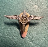 Miniatura pilot militar Carol 2 cu talpa pe timp de razboi regalista