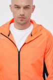 Cumpara ieftin Mizuno jachetă de alergare Alpha culoarea portocaliu