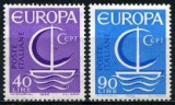 C4372 - Italia 1966 - Europa-cept.2v.neuzat,perfecta stare, Nestampilat
