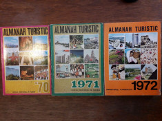 Almanah Turistic 1970 + 71 + 72 +78 + 85 / R4P1S foto