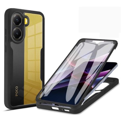 Husa 360&amp;Atilde;&amp;sbquo;&amp;Acirc;&amp;deg; Xiaomi Poco X7 Pro Techsuit ColorVerse, negru foto