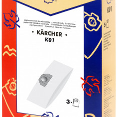Sac aspirator KARCHER 2201, hartie, 3X saci, K&M