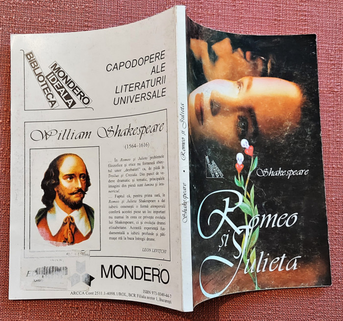 Romeo si Julieta. Editura Mondero, 2002 - William Shakespeare