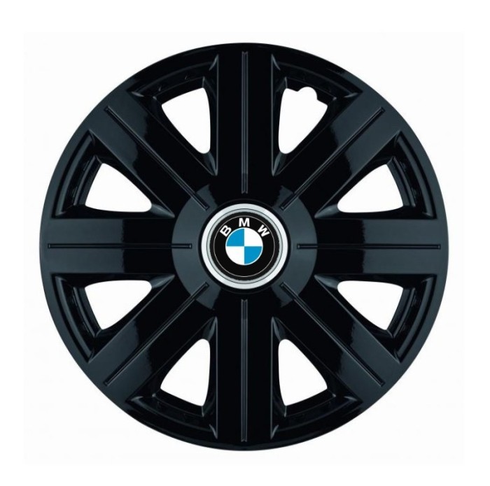 Set 4 Capace Roti, potrivite jantelor de R14, pentru BMW, model Cosmos Negru