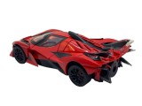 Macheta Metalica Apollo Hypercar, Scara 1:24, cu Efecte Luminoase, Sonore si Fum Rosu