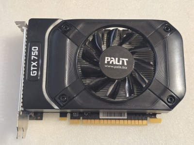 Placa video Palit GeForce GTX 750 Ti OC StormX 2GB GDDR5 128-bit miniHDMI foto