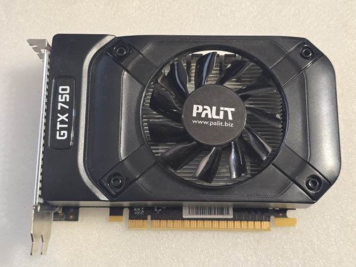Placa video Palit GeForce GTX 750 Ti OC StormX 2GB GDDR5 128-bit miniHDMI