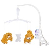 Carusel Muzical Pătuț Chipolino Puppies, Lampa Veghe, Jucării Pluș, Melodii Leagăn, Prindere Universală, Bebelusi