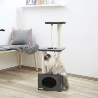 442013 Kerbl Cat Tree &amp;quot;Platin Pro&amp;quot; 106 cm Anthracite foto