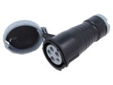 Conector alimentare AC trifazate AMPHENOL IP&amp;S 16A 5 pini mufă mamă IP69K