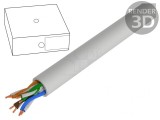 Cablu U/UTP Cat 5e Cu 100m Gri